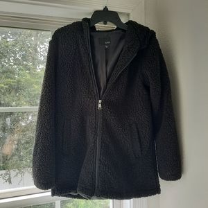 a.n.a black sherpa jacket